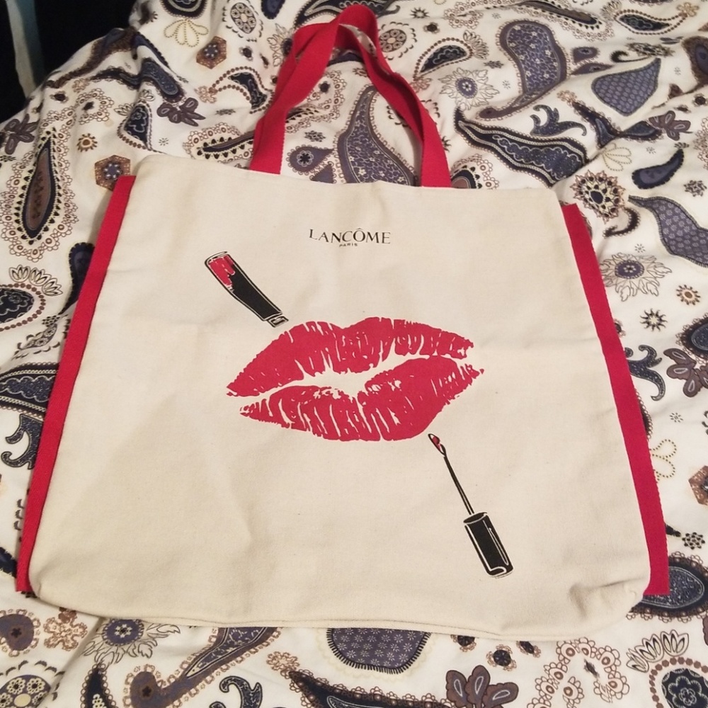 FREE with purchase, Lancome bag